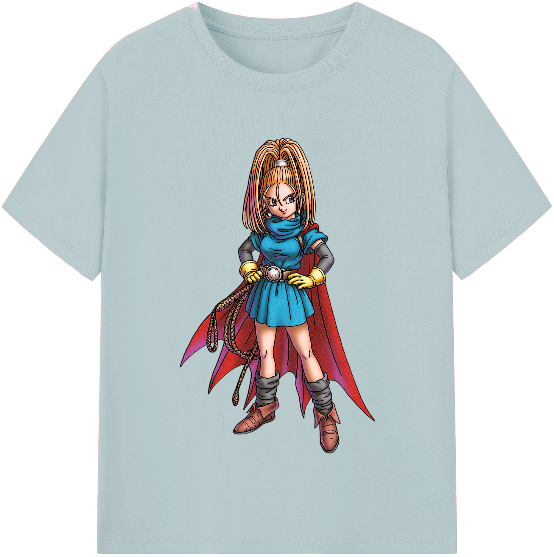 （画像用） ドラゴンクエスト Doragon Kuesuto Dragon Quest 綿100％半袖Tシャツ（フロントプリント）
